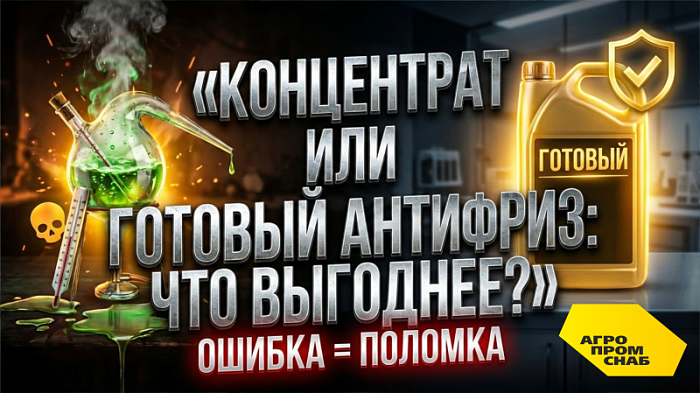 Концентрат или готовый антифриз: что выгоднее? | АгроПромСнаб